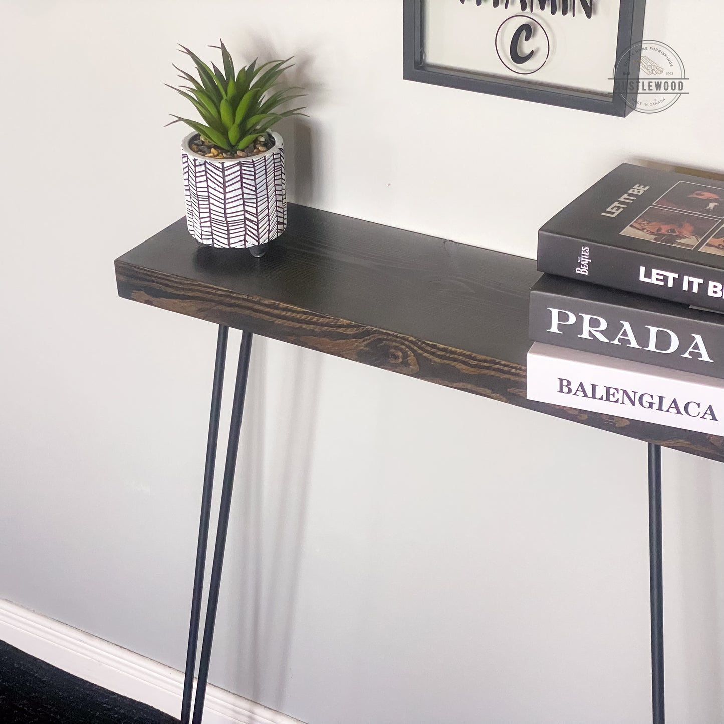 Narrow Console Table - Rustlewood