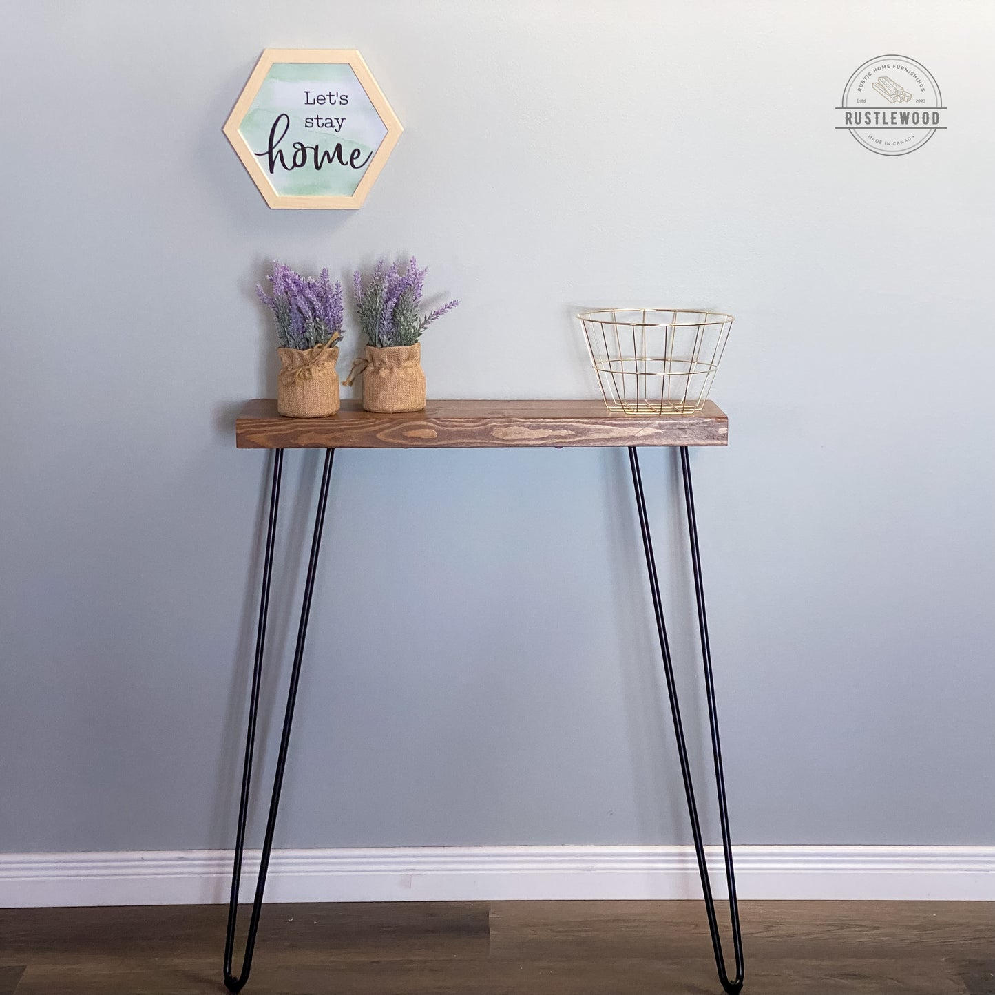 Narrow Console Table - Rustlewood
