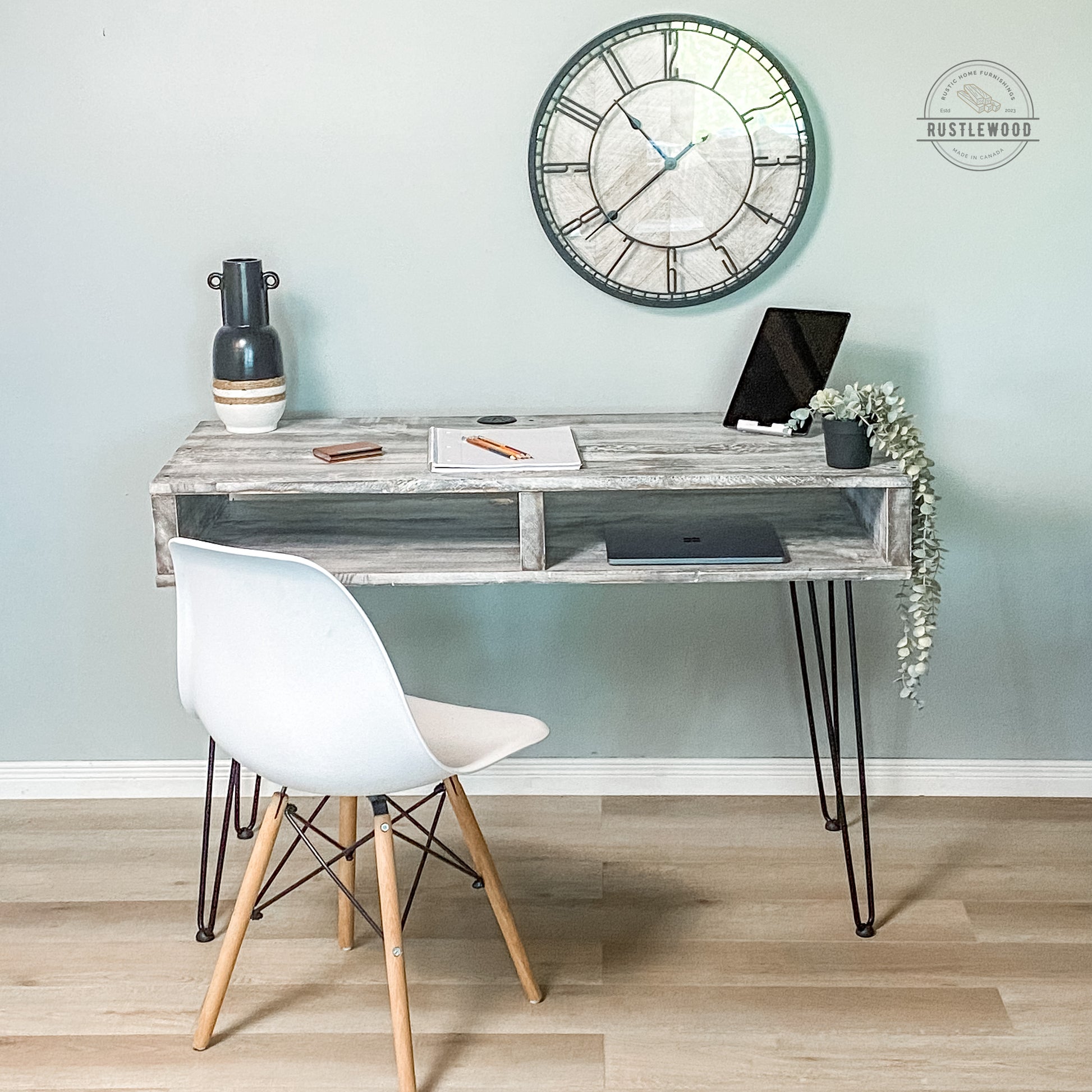 office desk - rustlewood
