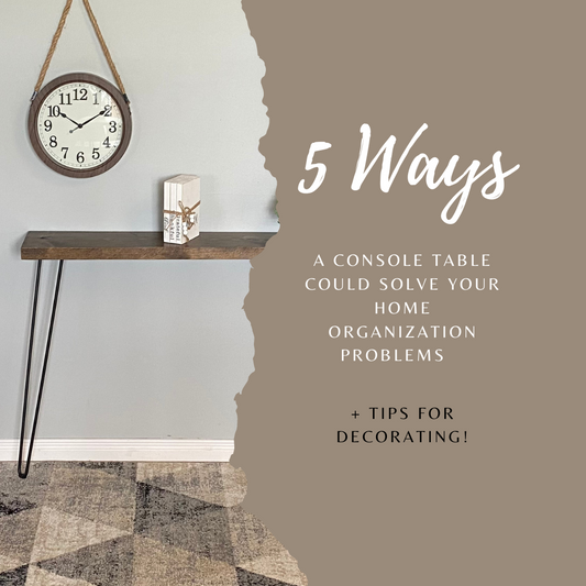 5 Uses of Console Tables