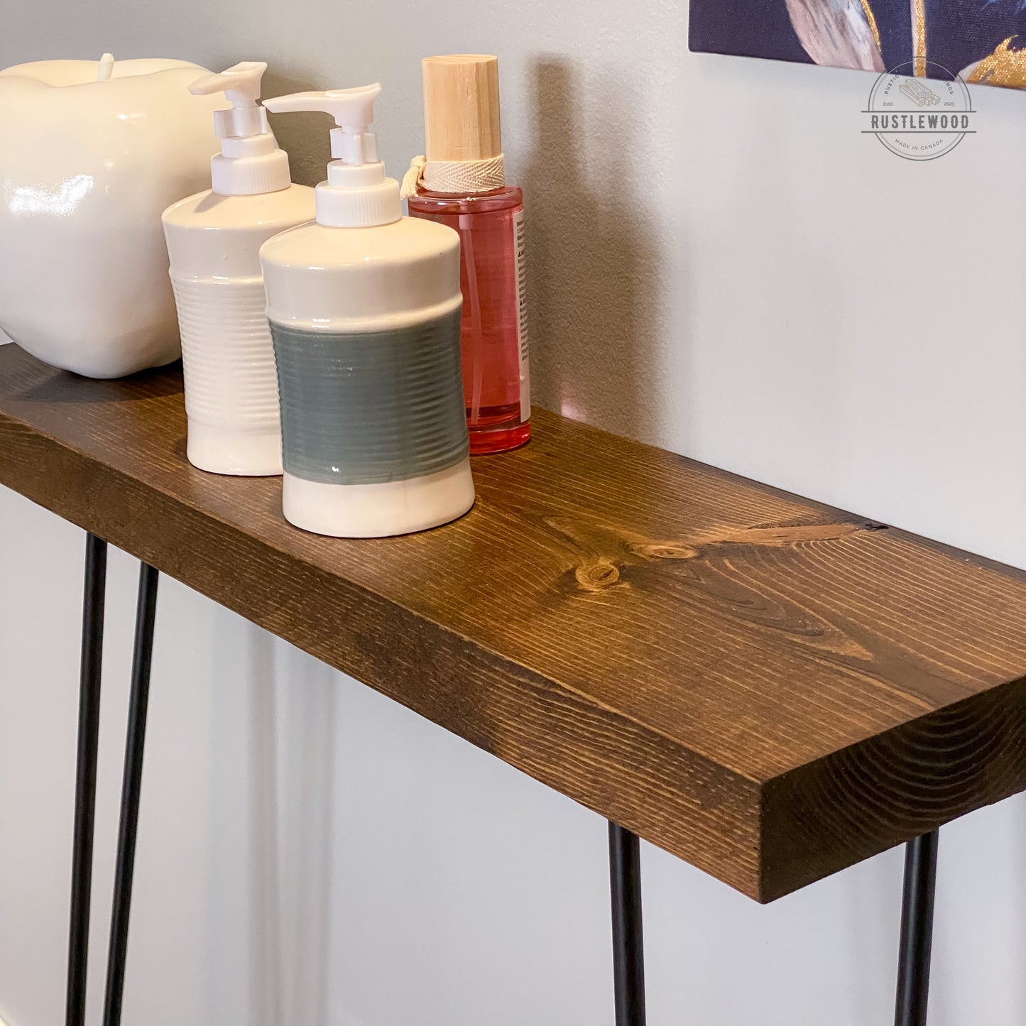 Narrow Console Table - Rustlewood