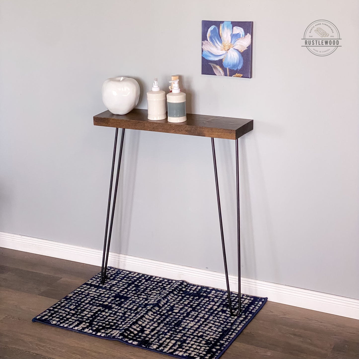 Narrow Console Table - Rustlewood