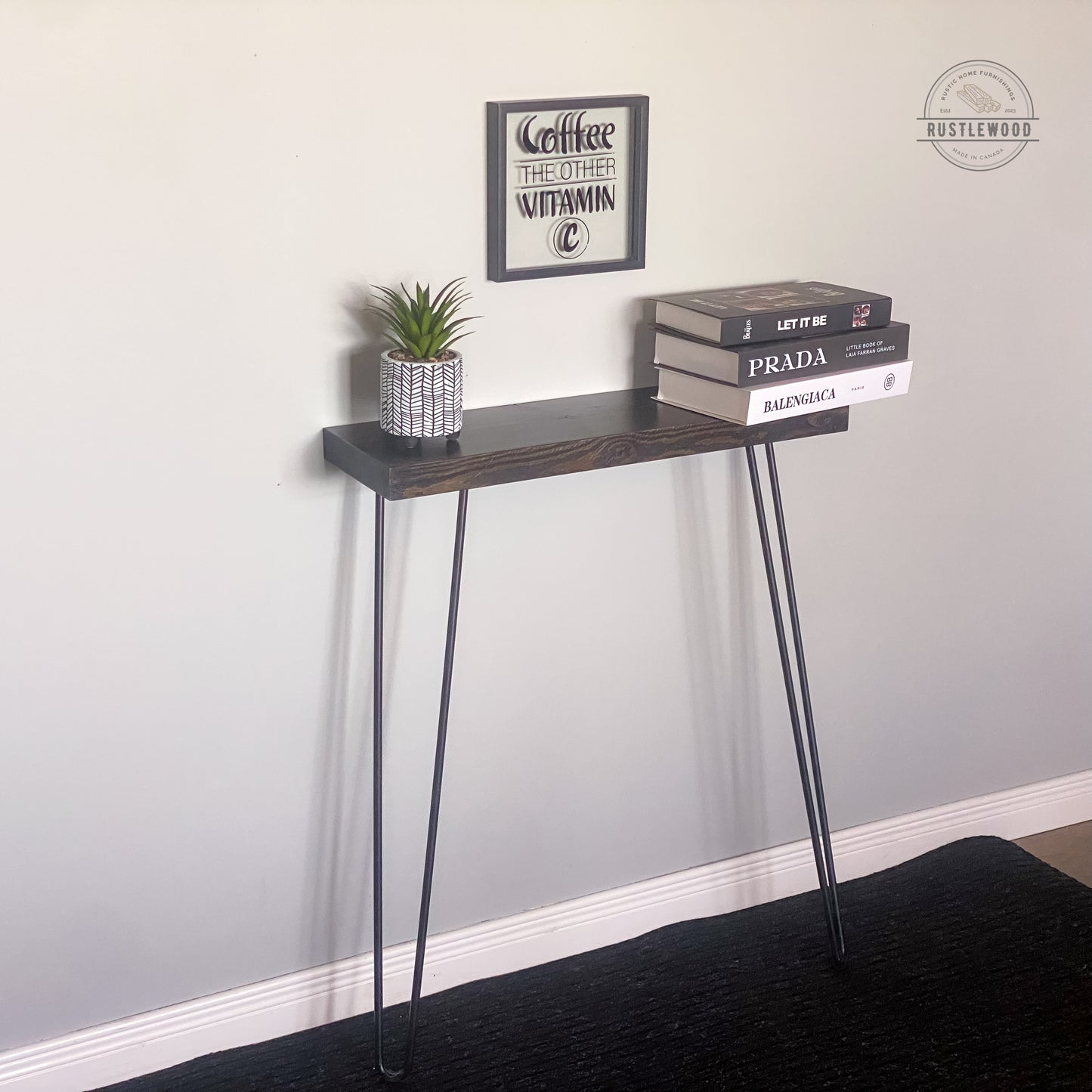 Narrow Console Table - Rustlewood