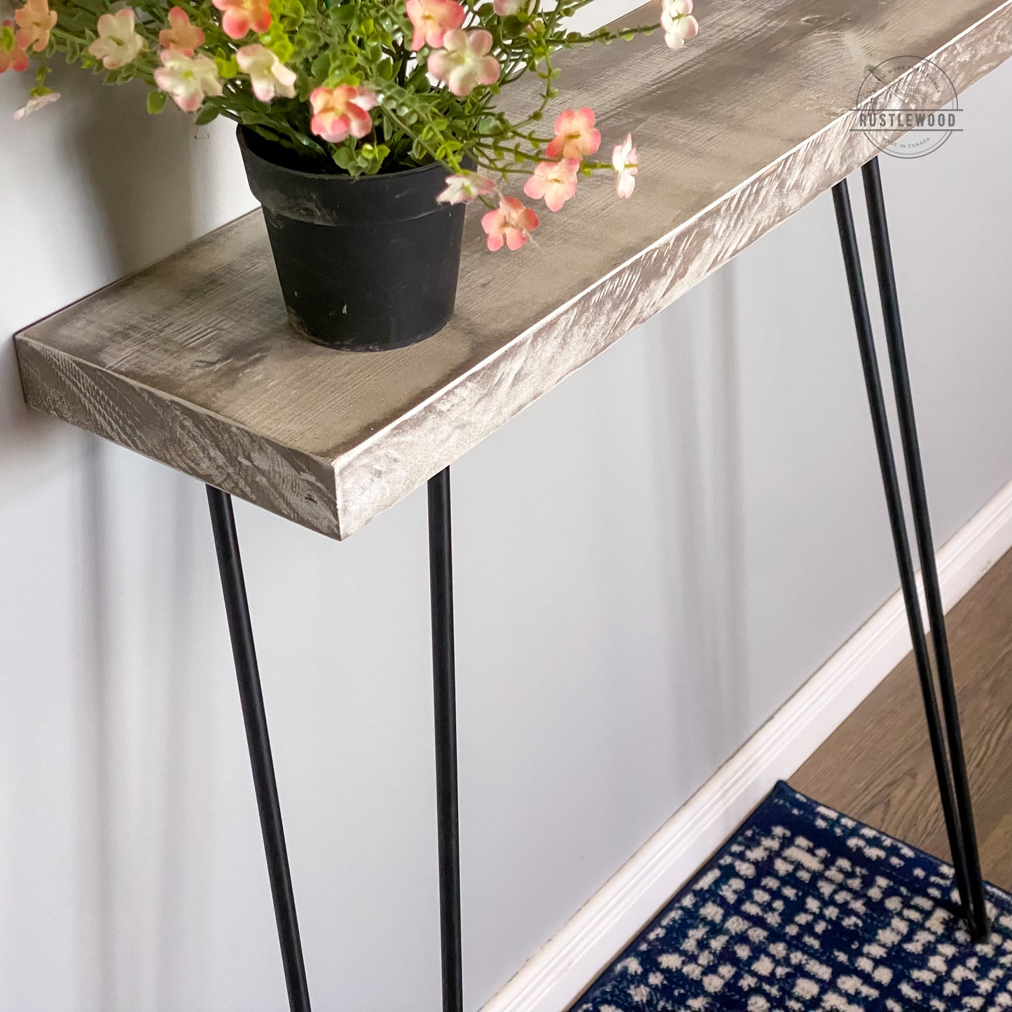 Narrow Console Table - Rustlewood