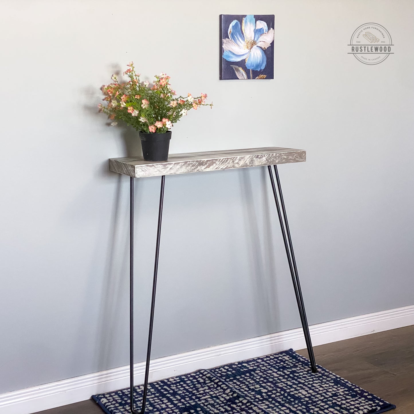 Narrow Console Table - Rustlewood