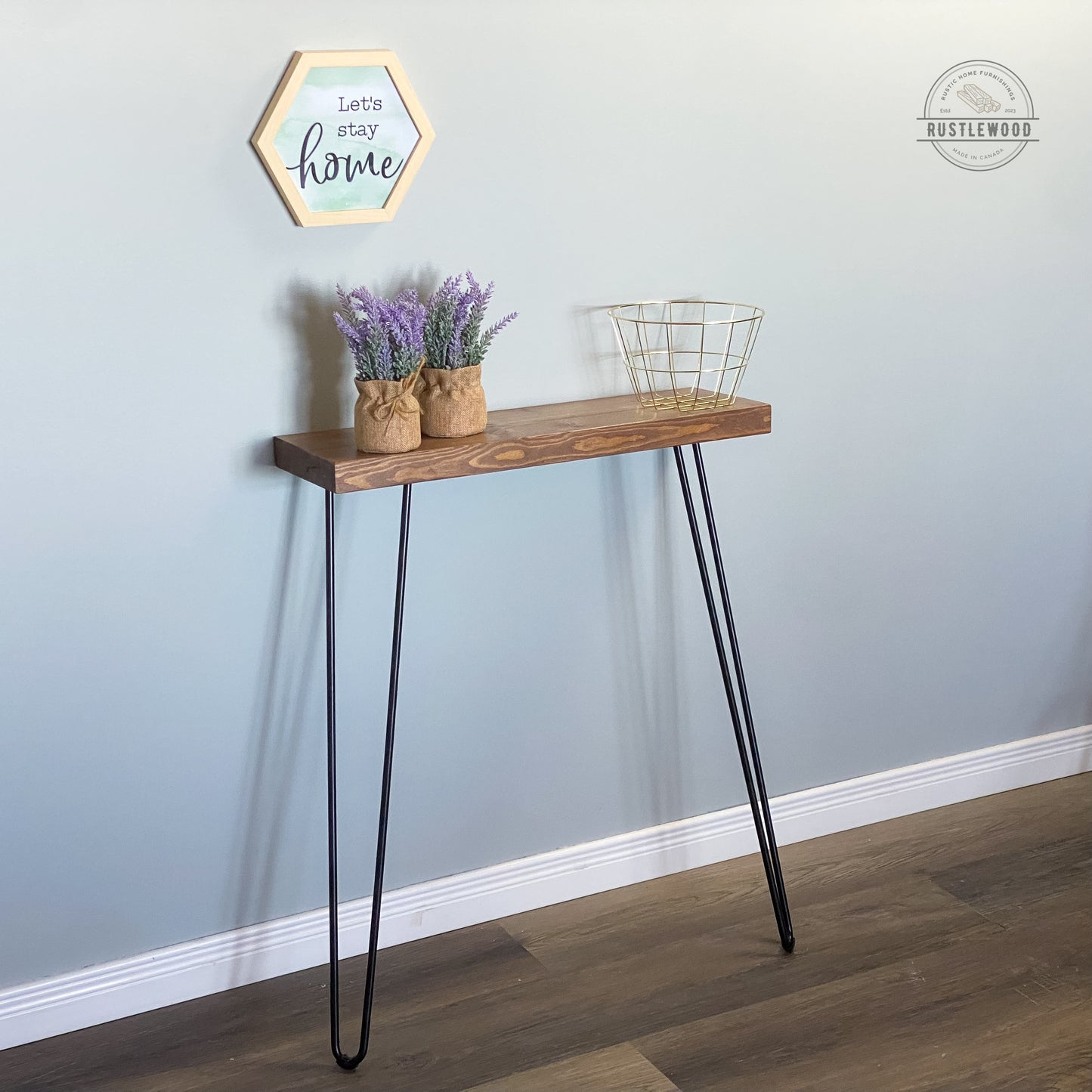 Narrow Console Table - Rustlewood