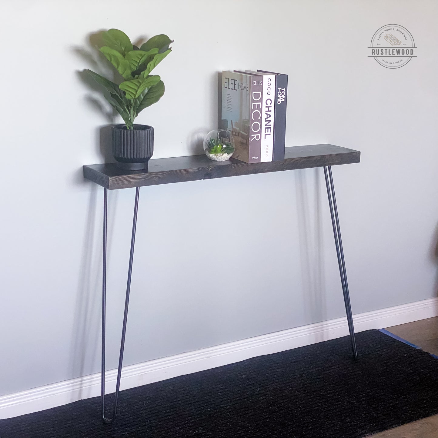 Narrow Console Table - Rustlewood