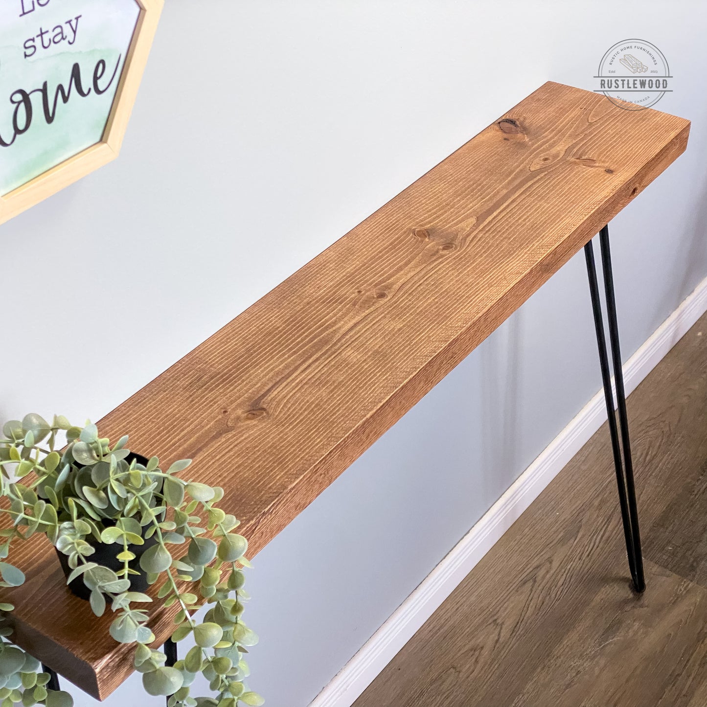 Narrow Console Table - Rustlewood