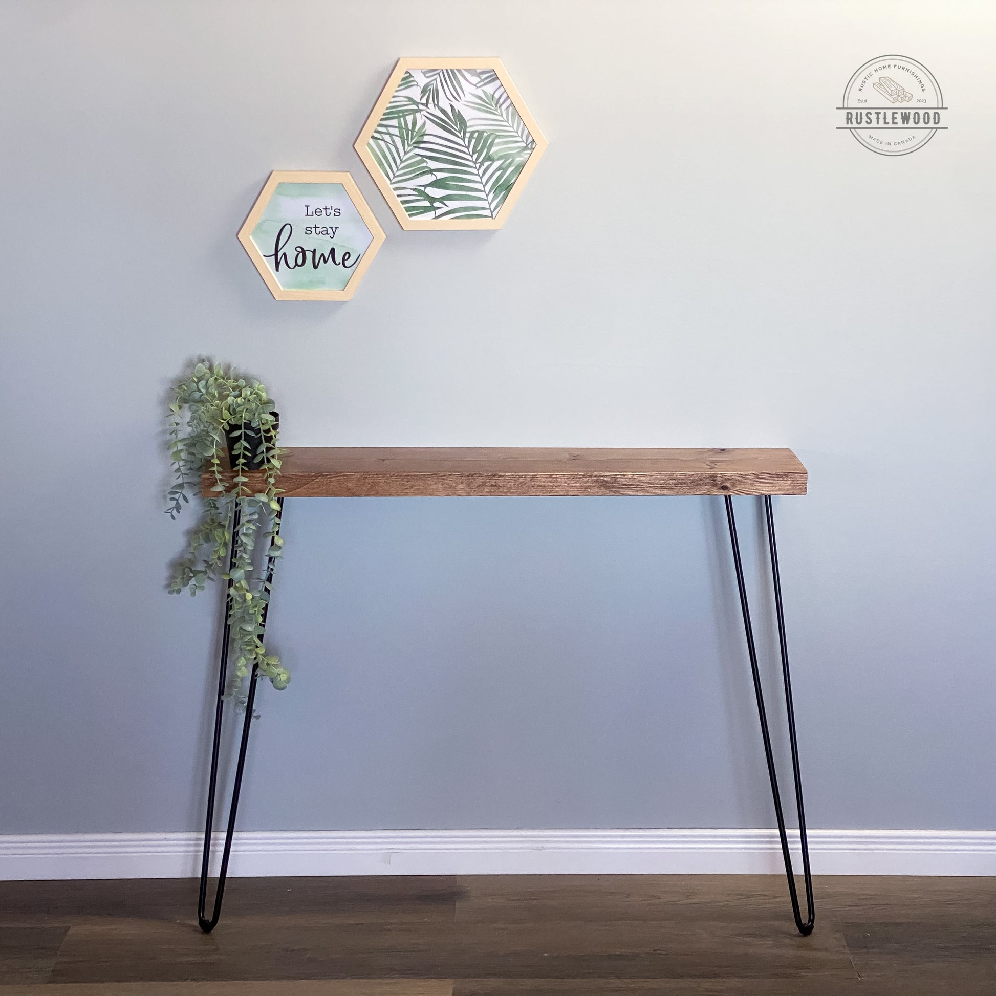 Narrow Console Table - Rustlewood