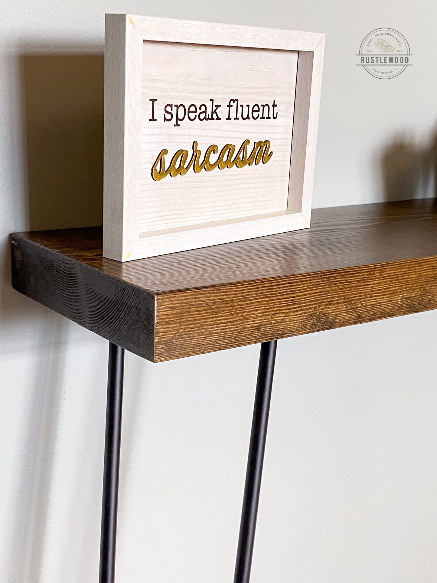 Narrow Console Table - Rustlewood