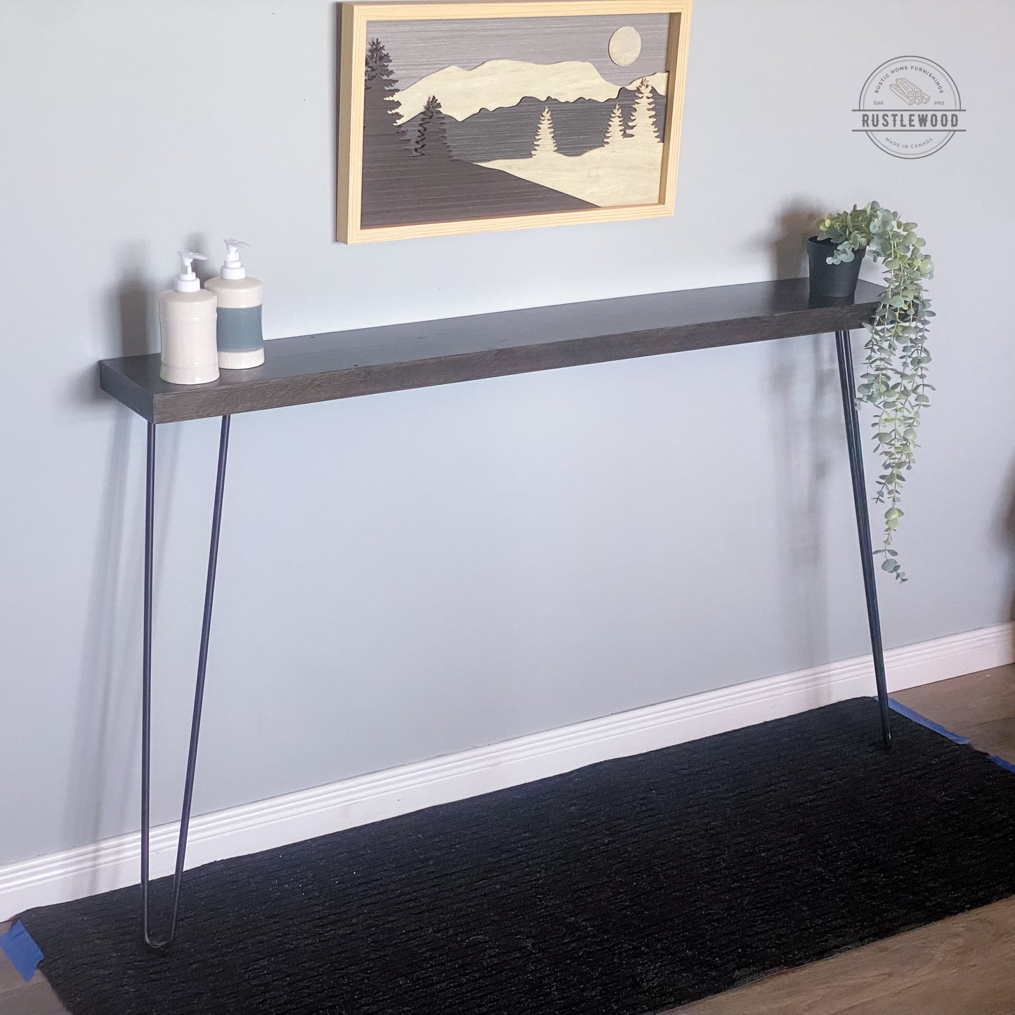 Narrow Console Table - Rustlewood