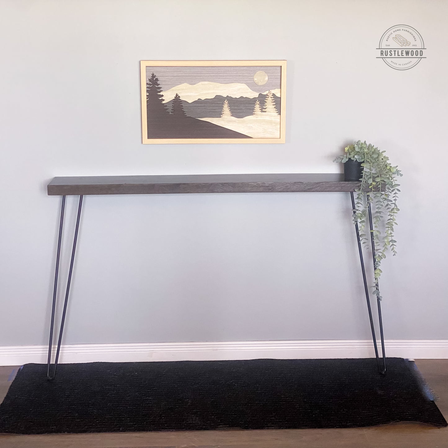 Narrow Console Table - Rustlewood